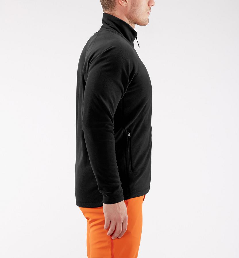 Haglöfs Mens Astro Fleece Black New Zealand 25340AMEZ
